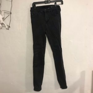 H&M black shaping skinny jeans
